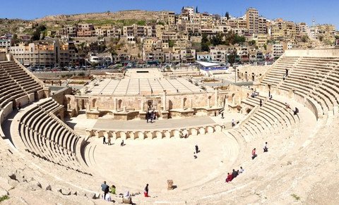 Театр Цитадели Аммана в Иордании
